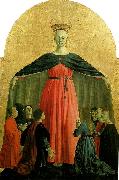 Piero della Francesca madonna della misericordia, central panel of the polyptych of the misericordia oil on canvas